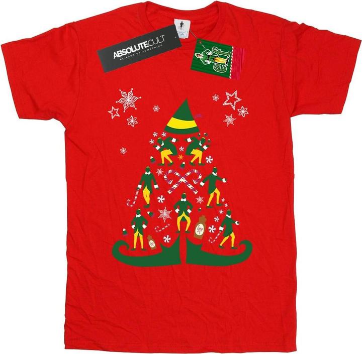 Immagine prodotto Elf Christmas Tree Maglietta Ampia Donna (S)