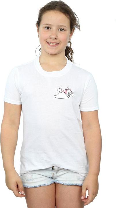 Immagine prodotto Disney Aristocats Marie Sweet Backside Breast Print Maglietta Ragazze (128)