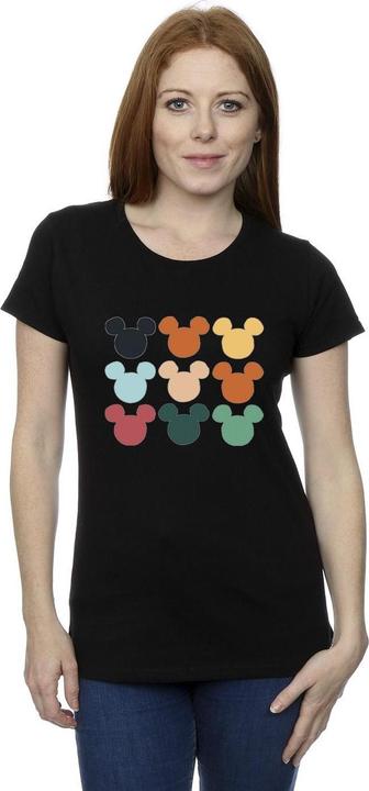 Immagine prodotto Disney Mickey Mouse Heads Square Maglietta Donna (XL)