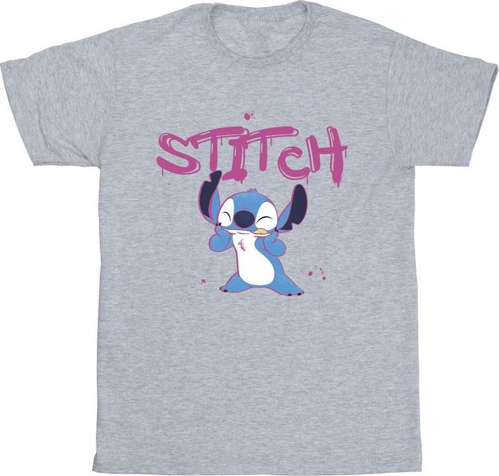 Immagine prodotto Disney Lilo And Stitch Graffiti Maglietta Uomo (M)