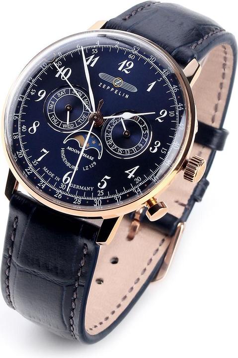 Actual product image Zeppelin LZ129 Hindenburg moon phase (Chronograph, 40 mm)