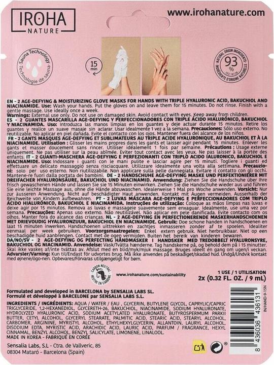 Produktbild Iroha Nature Anti Aging Hand Gloves (18 ml)