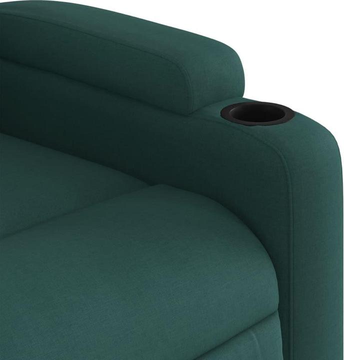 Produktbild VidaXL Massagesessel Dunkelgrün Stoff,Farbe: Dunkelgrün,Material