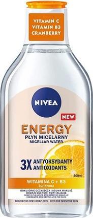 NIVEA Energy Micellar Water micellar liquid with 3 antioxidants for all skin types 400ml (400 ml)