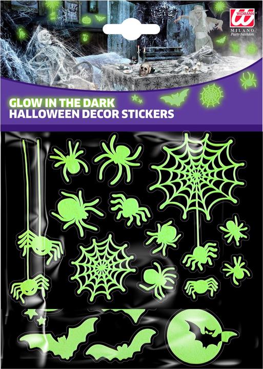 Actual product image Magni Decorative stickers Halloween bat and spiders