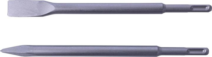 Immagine prodotto Scheppach Set di scalpelli, SDS-Plus, 1 scalpello piatto, 1 scalpello a punta, 250 mm