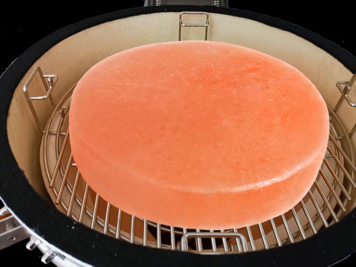 Actual product image BBQ Master Himalayan Salt Block Round Hot Stone 30 x 5cm