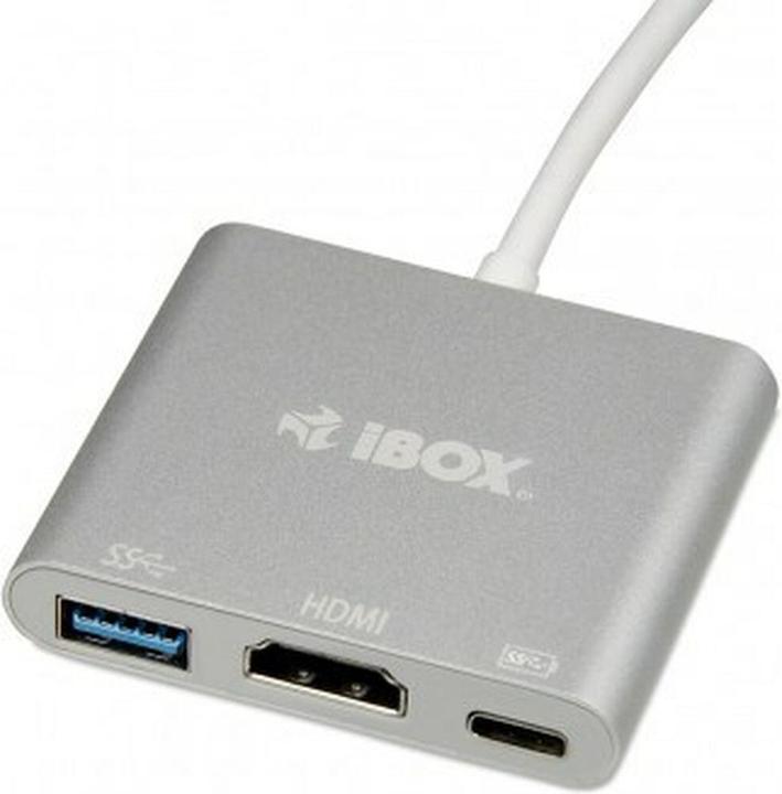 Immagine prodotto iBox IUH3CFT1 Hub di interfaccia USB 3.2 Gen 1 (3.1 Gen 1) Type-C (USB-C, 3 Porti)
