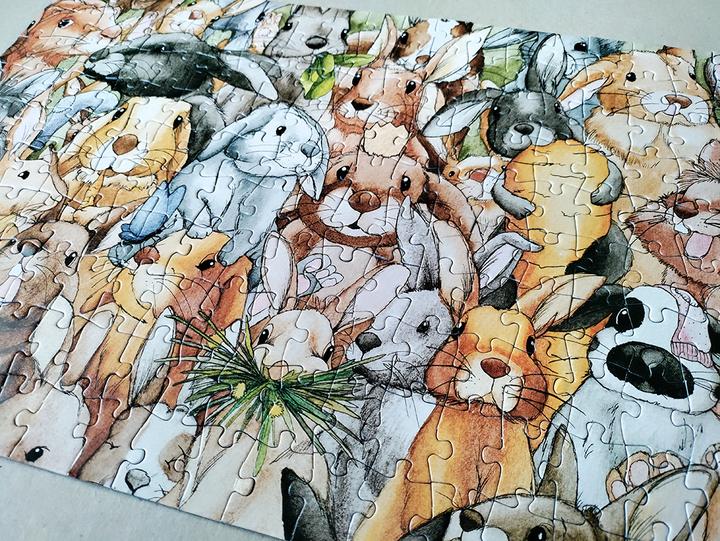 Produktbild Tactic Puzzle Hasen, 200 Teile. (200 Teile)
