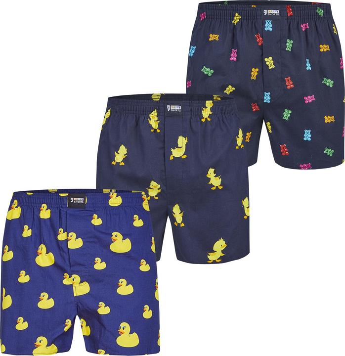 Happy shorts Boxer Print Sets (XL, 3er Pack)