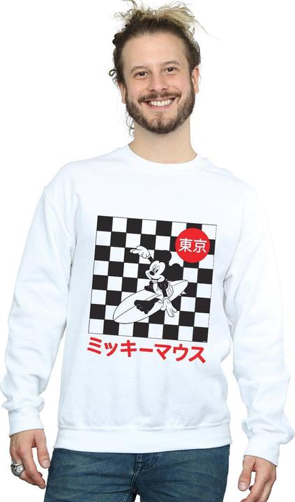 Actual product image Disney Mens Mickey Mouse Surfing Sweatshirt (M)
