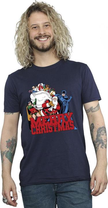 Immagine prodotto Batman Merry Christmas Comic Maglietta Uomo (XL)