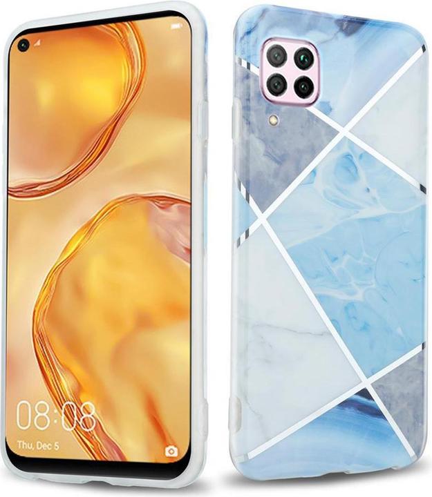 Produktbild Cadorabo IMD TPU Bunter Marmor Cover (Huawei P40 Lite, Huawei Nova 6 SE, Huawei Nova 7i)