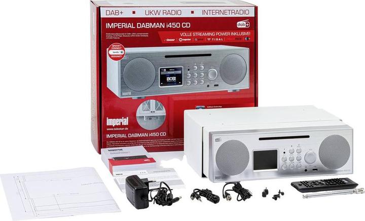 Actual product image Imperial Dabman i450 CD (Web radio, DAB+, VHF, FM, Bluetooth, Wi-Fi)