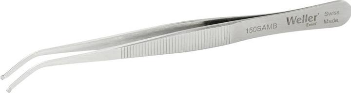 Actual product image Weller Erem SMD tweezers, 1.2... 2.5 mm tips SMD stainless steel 40° angled / round 115mm