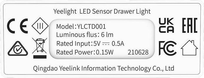 Image du produit Yeelight Lampe à tiroir (15 lm)