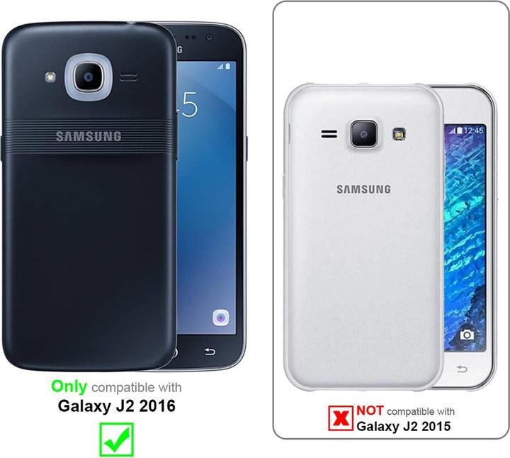 Produktbild Cadorabo TPU Glitzer (3-teilig) Cover (Samsung Galaxy J2 2016)