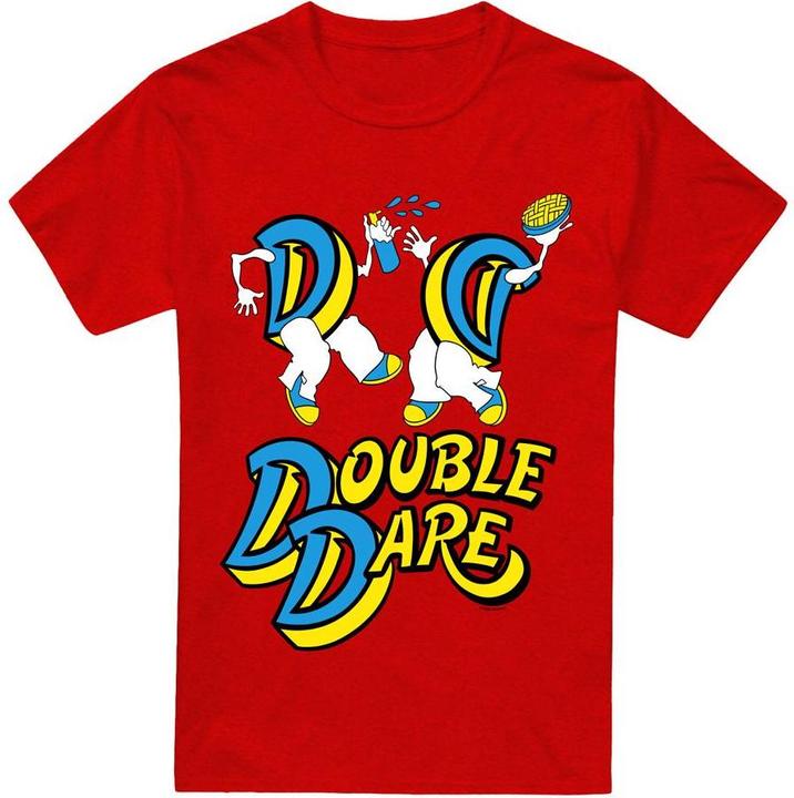 Actual product image double dare Unisex Adult Vintage Logo T-Shirt (M)