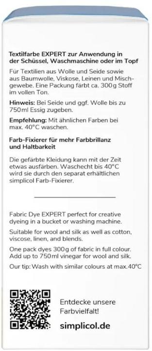 Image du produit Simplicol Peinture pour textile expert (Bleu gentiane, 150 ml)