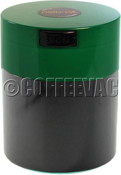 Image du produit Tightvac Coffeevac CFV1 Solid Black Green Cap 0.8L 250g