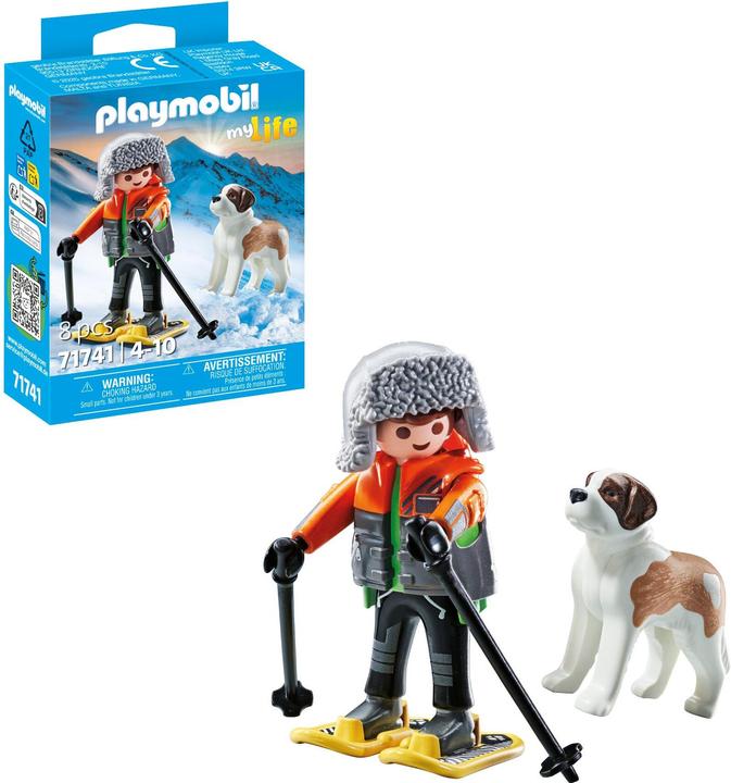 Actual product image Playmobil Hiker with St Bernard dog (71741, Playmobil My Life)