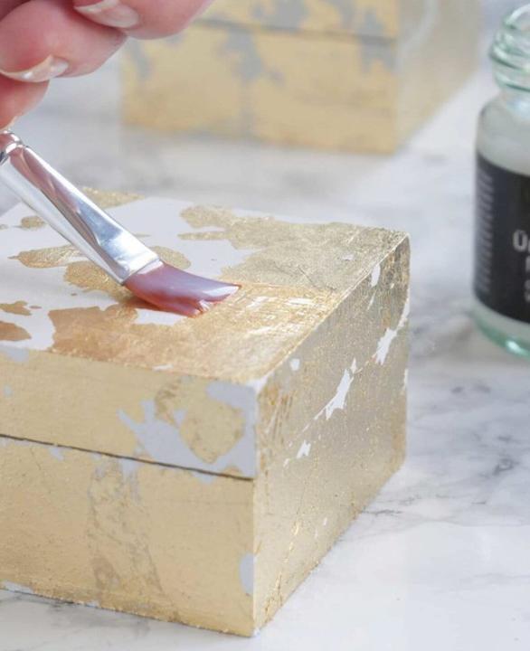 Produktbild Kreul Vergolden mit Blattmetall Set (Gold, 50 ml)