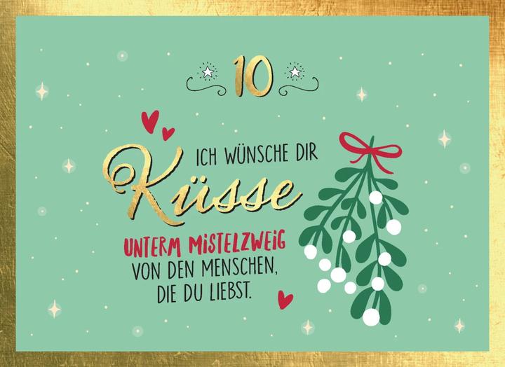 Actual product image 24 Advent wishes for you
