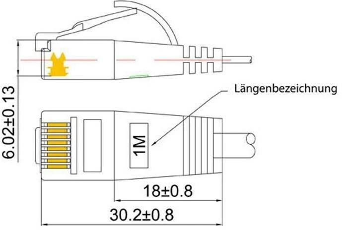 Productafbeelding Wirewin Netwerkkabel (UTP, CAT6, 25 m)
