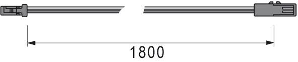 Image du produit L&S Conduite raccord. LED 24V 5000mm blanc