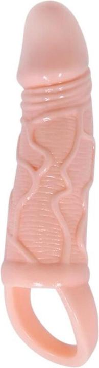 Baile Guaina in silicone per pene con cinturino per testicoli 13,5 cm