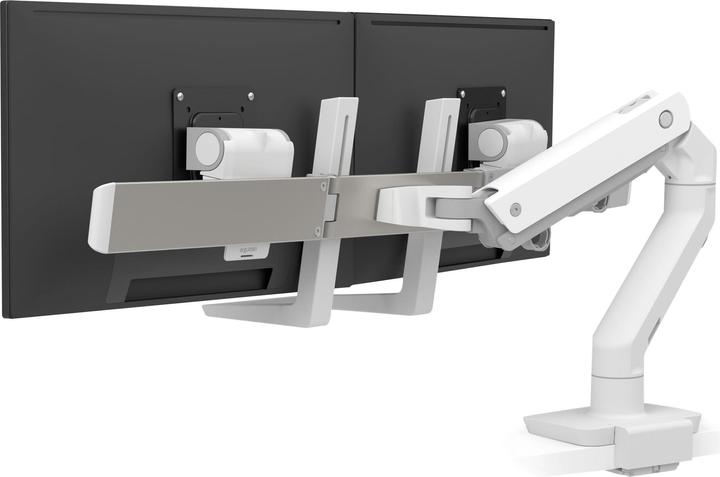 Ergotron HX Dual Monitor Arm, Low-Profile Top Mount C-Clamp - Kit de montage (poignée, gel, vis) (Tables, 32")