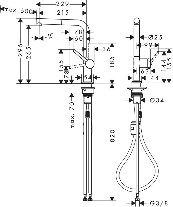 Image du produit hansgrohe Küchenarmatur