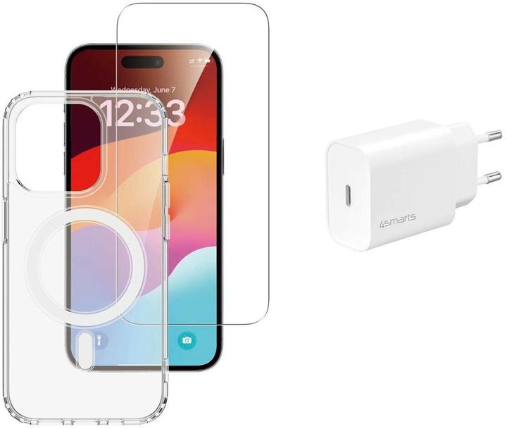 Image du produit 4smarts Kit de démarrage 3 en 1 (Apple iPhone 15 Pro)