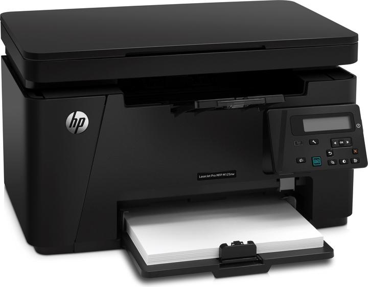 Produktbild HP LaserJet Pro MFP M125nw - Multifunktionsdrucker - s/w - Laser - 216 x 297 mm (Or (Laser)