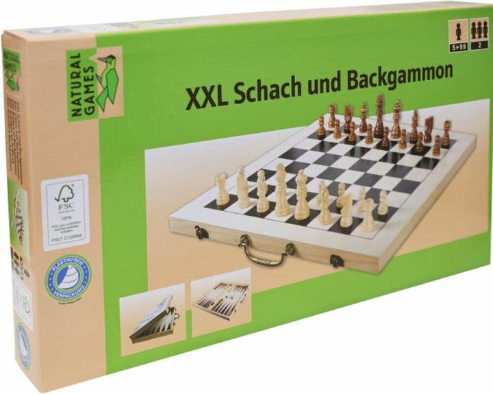 Produktbild Natural games NG XXL Schach und Backgammon