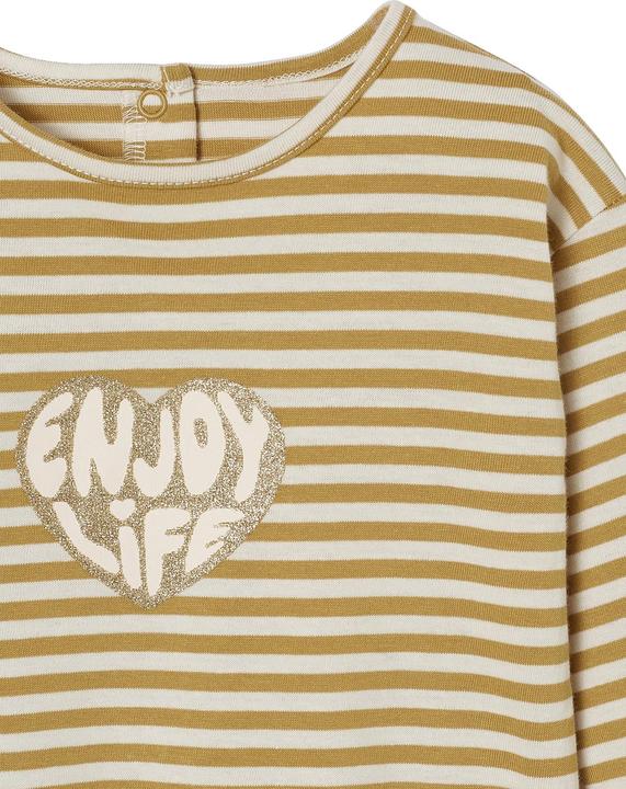 Produktbild Vertbaudet Baby Ringelshirt mit Herzmotiv (98)