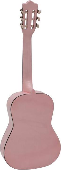 Actual product image Dimavery AC-303 classical guitar 1/2, pink (Acoustic guitar)
