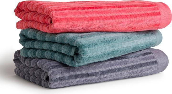 Produktbild Möve Monochrome Stripes, Velours Duschtuch 67x140 (50 x 140 cm)