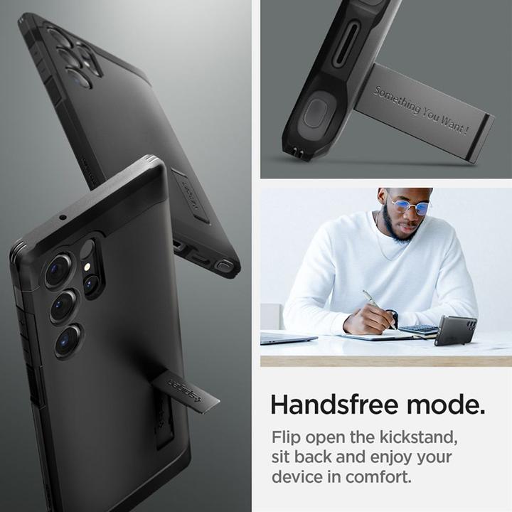 Actual product image Spigen Tough Armor (Samsung Galaxy S24 Ultra)