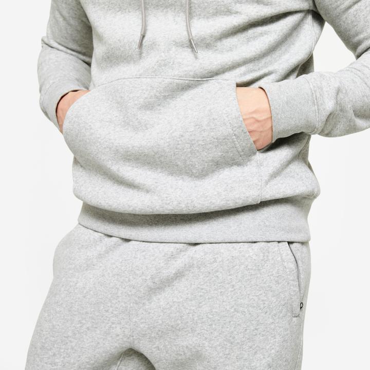 Produktbild Domyos Sweatshirt Herren warm Baumwollgewebe - grau (S)