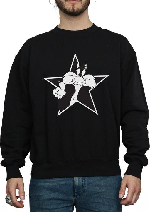 Produktbild Looney Tunes Sylvester Mono Star Sweatshirt (XXL)