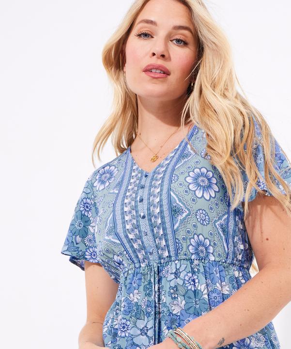Produktbild Joe Browns Floral Border Tie-Waist Tunic (40)
