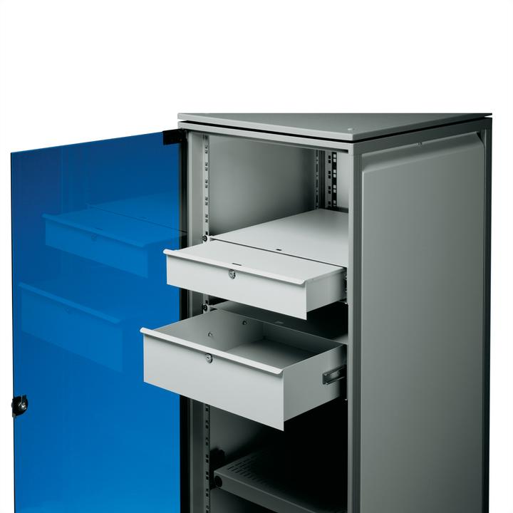 Actual product image Schroff 19 inch drawer - drawer 19 inch 2he ral7035