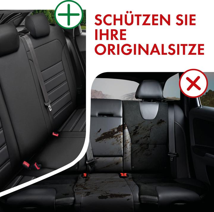Immagine prodotto Walser Coprisedile per Opel Corsa D (S07) 07/2006-08/2014, 1 coprisedile posteriore