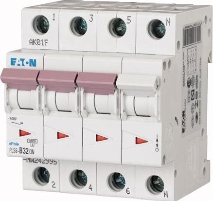 Produktbild Eaton Pls6-c32/3n-mw - miniature circuit breaker mcb