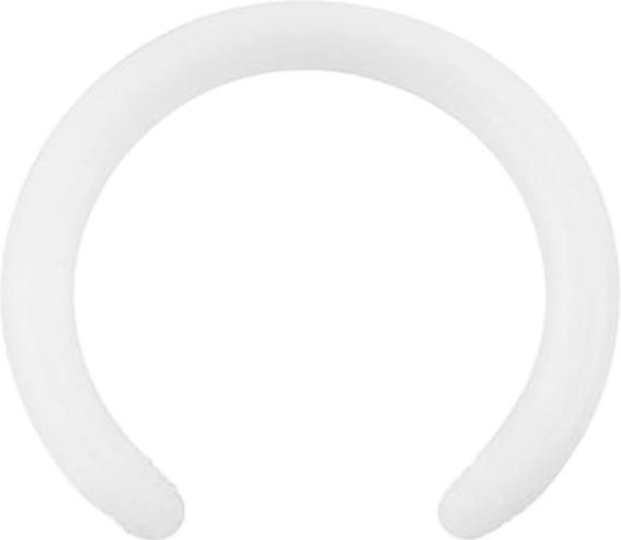 Star Piercing Micro Circular-Stab weiss (ohne Messing, Bioflex)