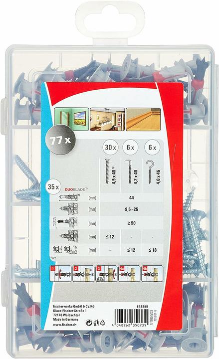 Produktbild Fischer Profibox DUOBLADE + S + H (35) NV (77 Stk.)