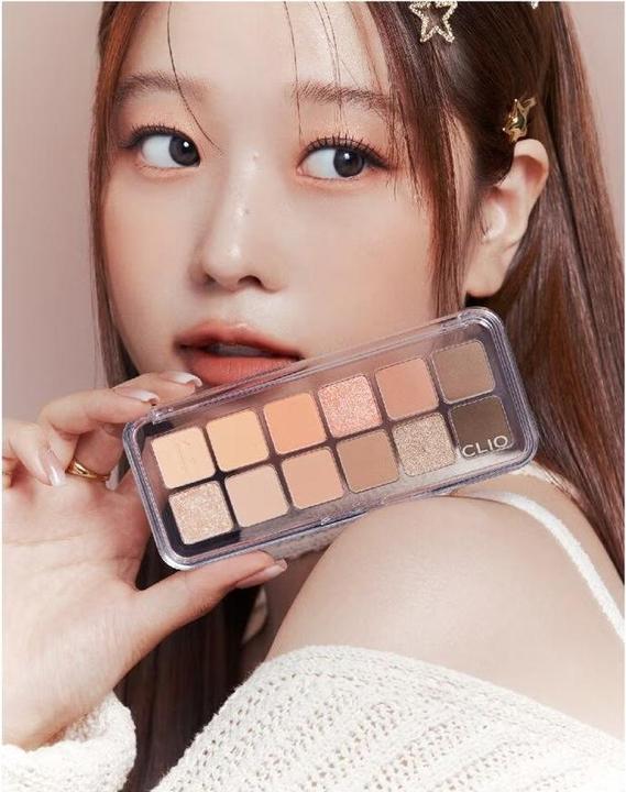 Actual product image Clio Pro Eye Palette Air Luxury (01 Coral Studio)