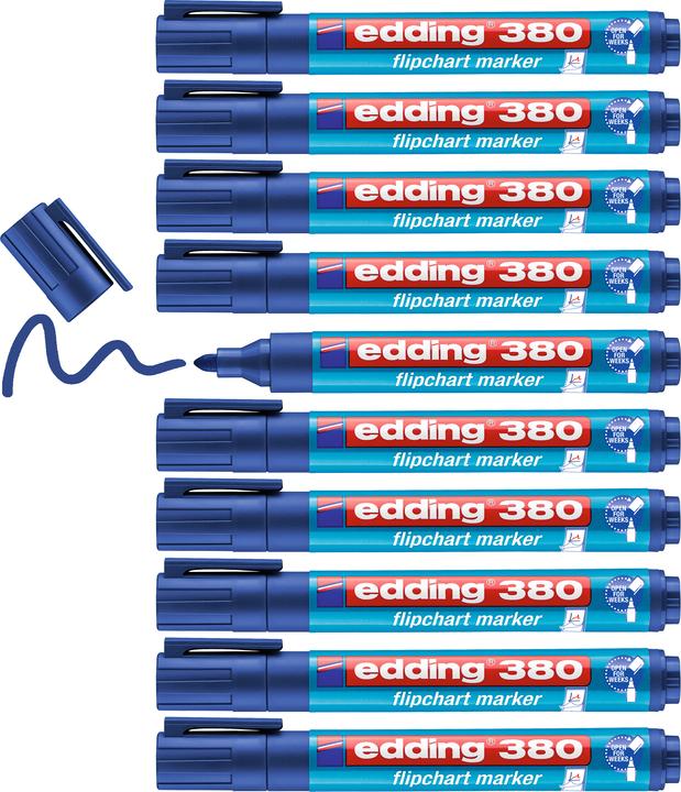 Actual product image Edding Flipchart Marker 380 (Blue, 3 mm, 1 x)
