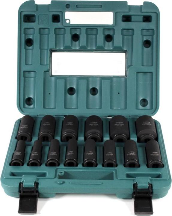 Actual product image DeWalt DCF 899 N 1/2" Clé à chocs sans fil 18 V Brushless + 14-Pièces Jeu de douilles Makita (Rechargeable battery operated)
